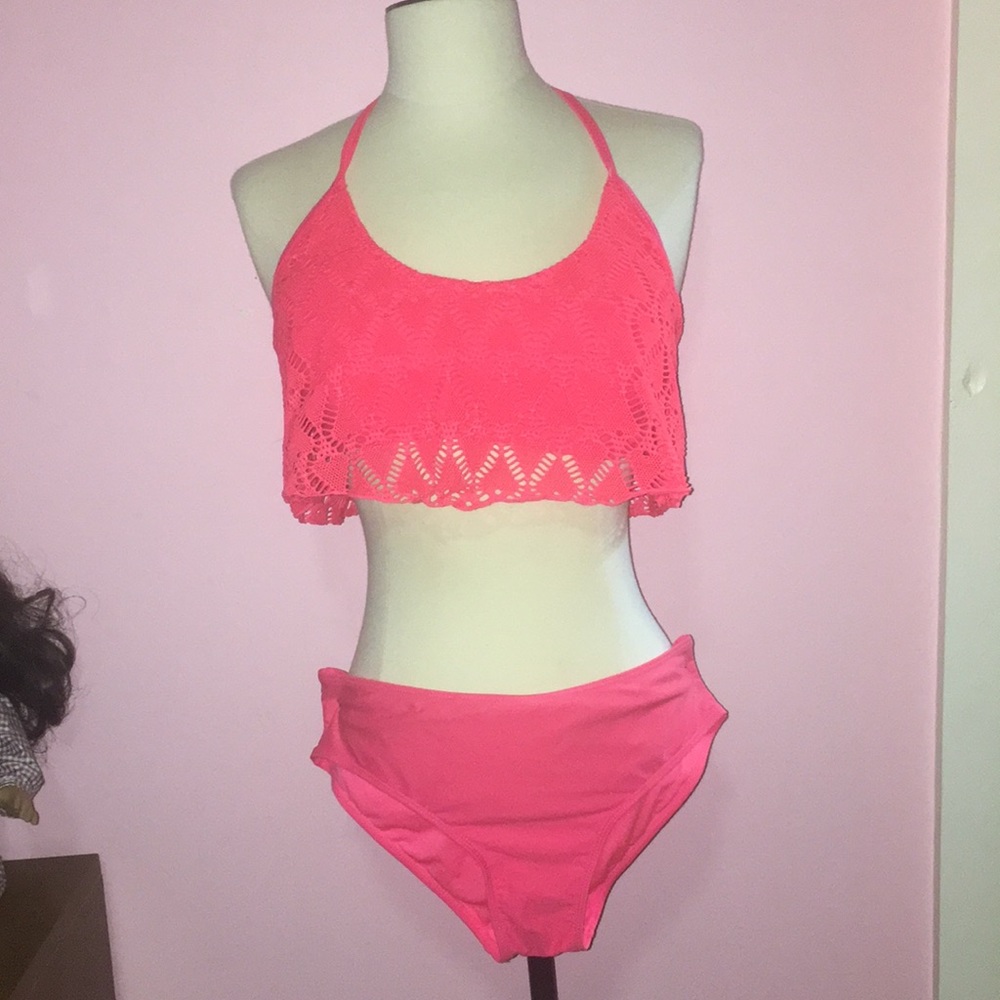 Pink swimsuit